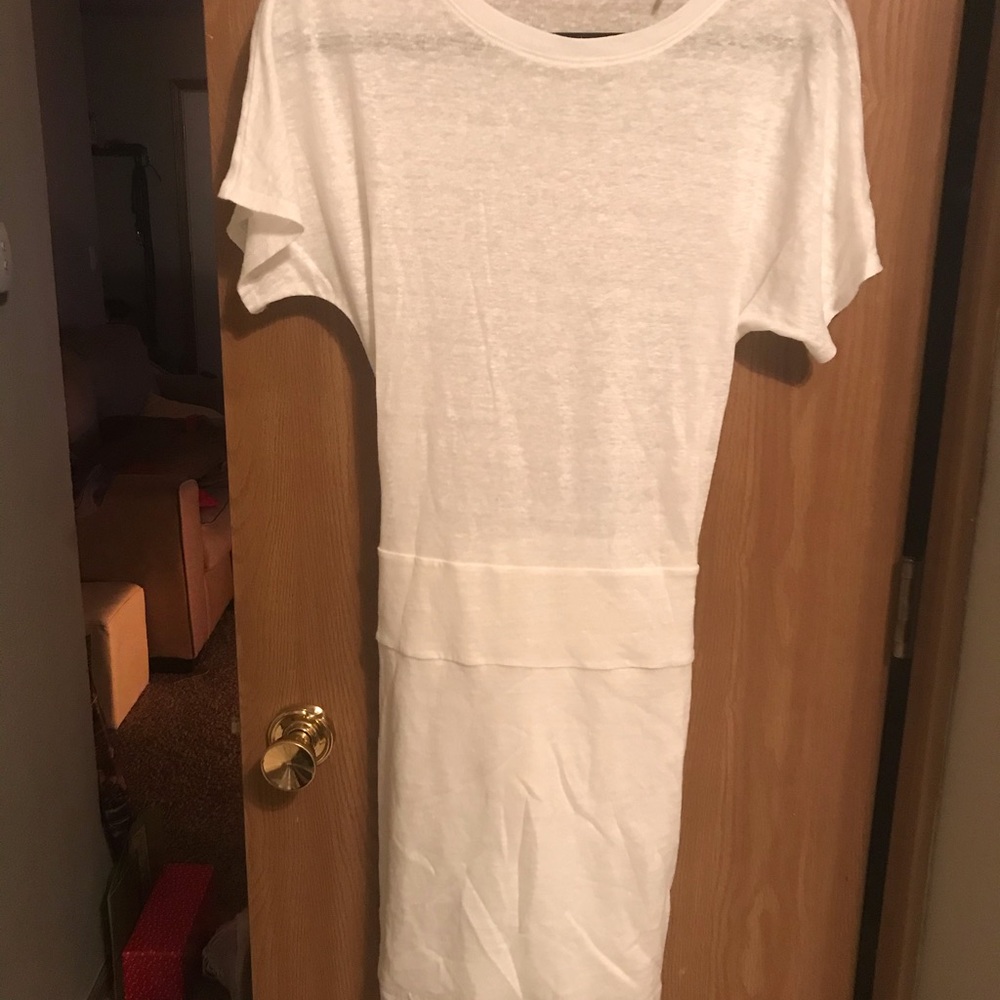 Sheer white tunic